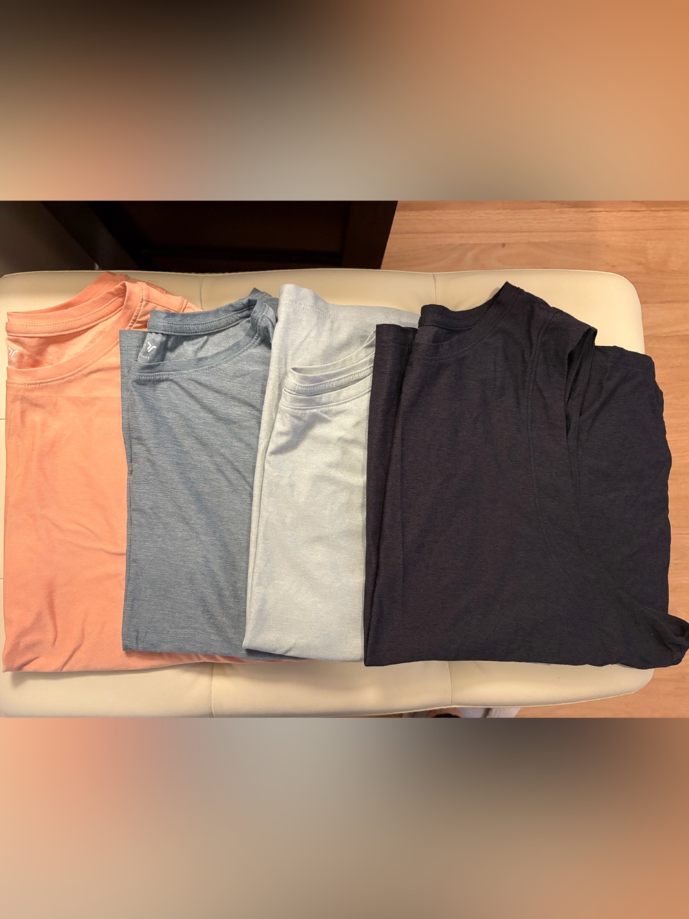 Old Navy (4) Tank Bundle - Peach, Sage, Light Gray, Charcoal